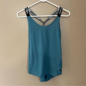 Nike Exercise Top, Tank, Athletic, Blue, Gym Shirt, XS